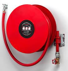 Fire Hose Reels as supplied, fitted and serviced by Cornhill Fire Protection, Limerick, Ireland